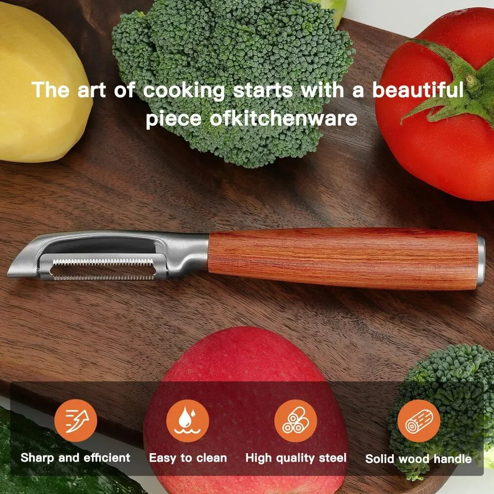 Premium High-End Rosewood Potato Peeler